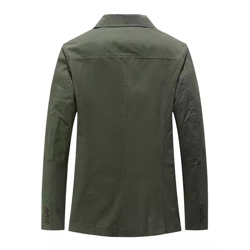 Men's 100% Cotton Slim Fit Blazer Jacket