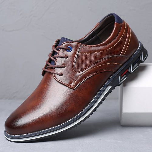 Men's Comfortable Orthopedic Leather Walking Office Shoes