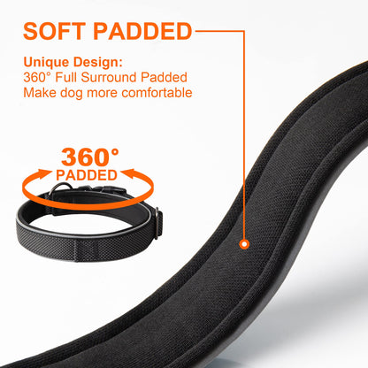 Adjustable Dog Collars, Full Neck Coverage, Reflective, Breathable, Mesh Dog Collar, Outdoor Training for Medium Dogs