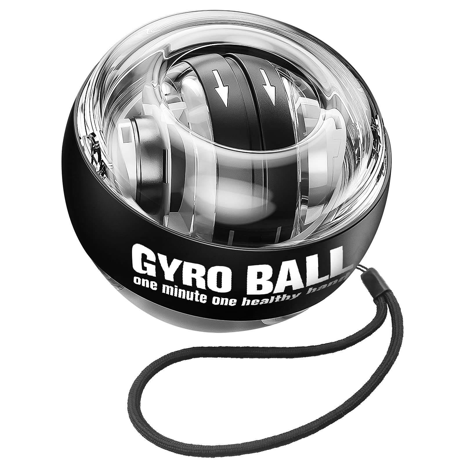 Self-Starting Wrist Gyro Ball, Wrist Strengthening Device, Hand Enhancer, Forearm Exerciser