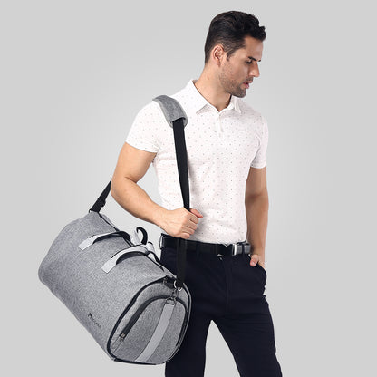 Convertible Garment Bag with Shoulder Strap, Carry on Garment Duffel Bag for Men Women - 2 in 1 Hanging Suitcase Suit Travel Bags
